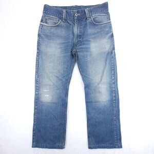Levi 539 Jeans Men’s Size 34x34 Vintage Straight Eco *Hemmed Inseam 27"*
